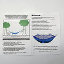 Hangmat met klamboe 260x140cm - ultralicht, draagbaar, oranj