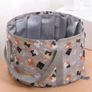 TDR - Opvouwbaar waterdichte bad - geschikt voor voetenbad / kleren wassen / etc - 21L - Gray