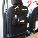 2 STUKS Auto Achterbank Organizer Multi-Pocket Opbergtas Zwa