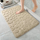 hoogwaardige badkamermat - Luxe Comfort en Veiligheid in één-Uitzonderlijke Waterabsorptie- 50*80cm -kaki
