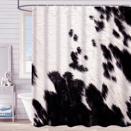 Unikorf Waterdicht Koeienhuid Douchegordijn 180x200CM