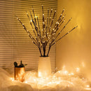 Elegante LED-boomtaklamp op Batterij - Sfeervolle Interieurverlichting - 70cm hoog - Warm Wit Licht