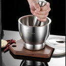 Roestvrij Vijzel met Stamper - Kruidenvermaler 12.6x12x8.8CM