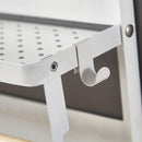 TDR - Multifunctioneel Ophangbaar Keukenrek of badrek- multifunctioneel organiser - 3 lagen Magnetisch - Wit