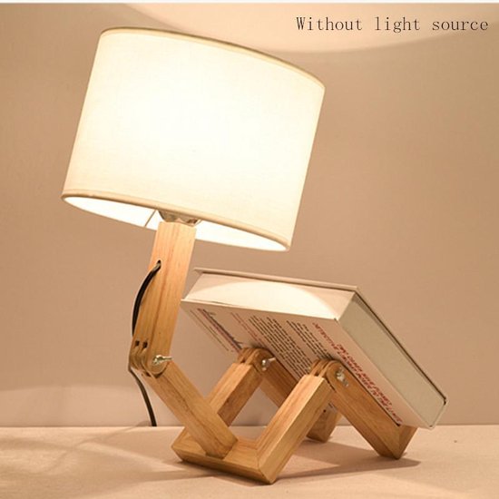 LED bureaulamp met boekenhouder - Scandinavisch design