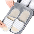 TDR - schoenen opbergtas - multifunctionele - draagbare opslag - schoenentas - grijs