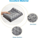 PVC Antislip Badmat met Zuignappen - 100x40CM - Grijs