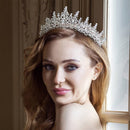 Zilveren Tiara Diadeem Haarsieraad - Elegant en Duurzaam - Geschikt voor Verschillende Gelegenheden