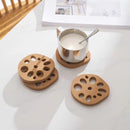 Unikorf 6stks Kurk Lotuswortel Onderzetters