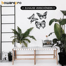Metalen Vlinder Wanddecoratie 3-pack – Modern Zwart – Binnen & Buiten – 3D Effect – Uniek Design – afbeelding 16