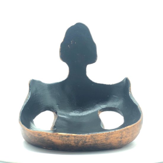 brillenstandaard - brillenhouder -schedel-Goud