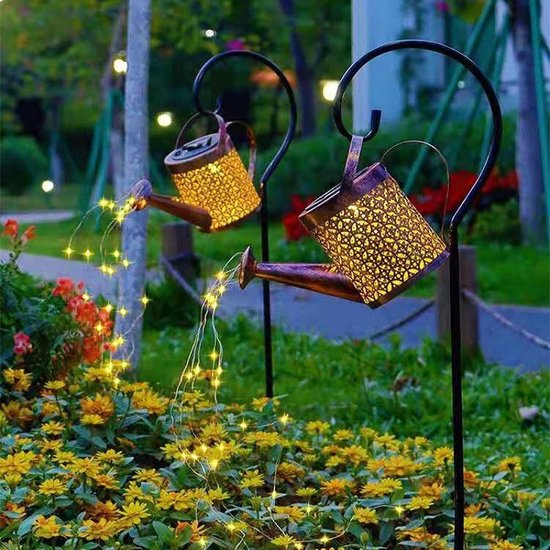 Decoratieve Hanglamp Gieter met Vonkelend Water LED, Zonne-e