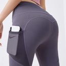 TDR - Fitness broek - Sportlegging - Yoga Broek -  Yogalegging - Dames - Paars - L