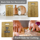 Bamboe Snij- & Serveerplank 'vaderliefde' - 28x22 cm