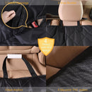 TDR - Hondendeken Auto Achterbank en Kofferbak - Beschermhoes - Hondenkleed - Honden Deken Auto Achterbank - 137x147 cm - Zwart