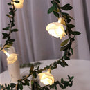 led lichtsnoer rose vine met warm wit licht 3 meter 20 lichtjes-werkt op batterij