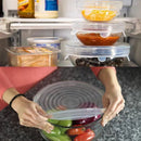 Siliconen stretchbare vershoudhoezen 6 st. Ø6,5-20,5 cm