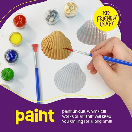Shell Schelpen Schilderset & Knutselset - Painting kit voor kinderen 4-12 jaar