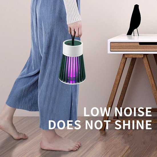 Draagbare UV Muggenlamp - Geruisloos en Groen