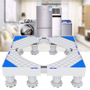 Verstelbare Wasmachine Verhoger met 8 Poten - Wit