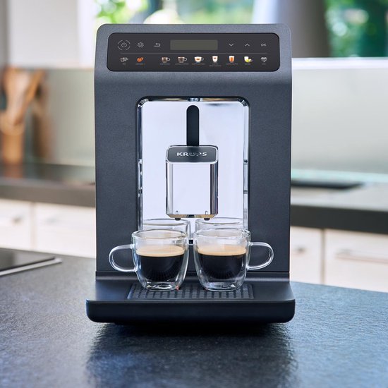 Krups Evidence One EA895E Volautomaat Espresso Grijs