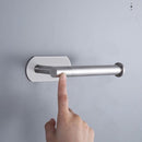 Toiletrolhouder RVS Zelfklevend - Geen Boren - Zilver