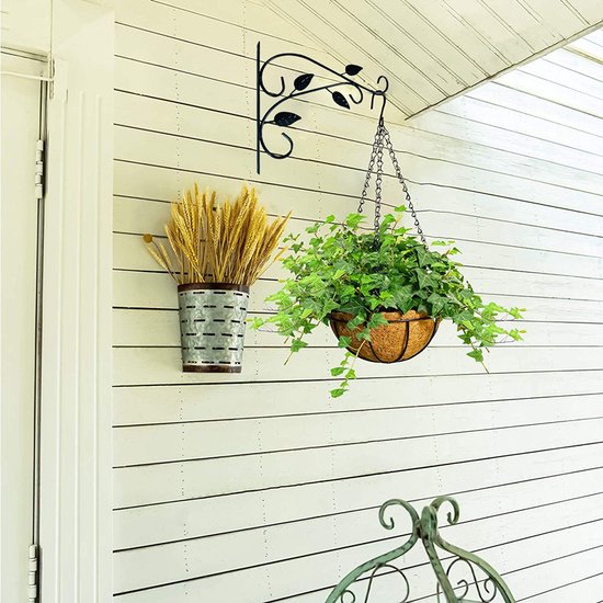 2 stuks De Metalen Hangende Plantenstandaard voor Creatieve Groene Ruimtes- Elegant Design en Duurzaamheid in één 21*29,5cm