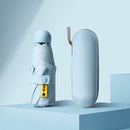TDR--Opvouwbare Paraplu -Windproof-Zonbescherming Anti-Uv UPF50 + met gratis Reisetui-hemelsblauw