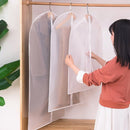 6 Stuks transparante stofhoezen voor kleding met Rits - Kled