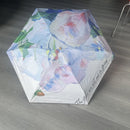 Opvouwbare Paraplu Witte Rozen, UPF50+ Anti-UV, Ø102cm