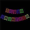 56delige-Fluorescerende  Letters  Verjaardagsballon Set