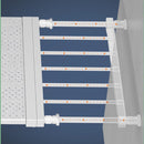 Verstelbaar opbergrek met uitschuifbare separator, kledingka