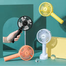 Draagbare USB Ventilator - Oplaadbaar en Mobiel - Zwart