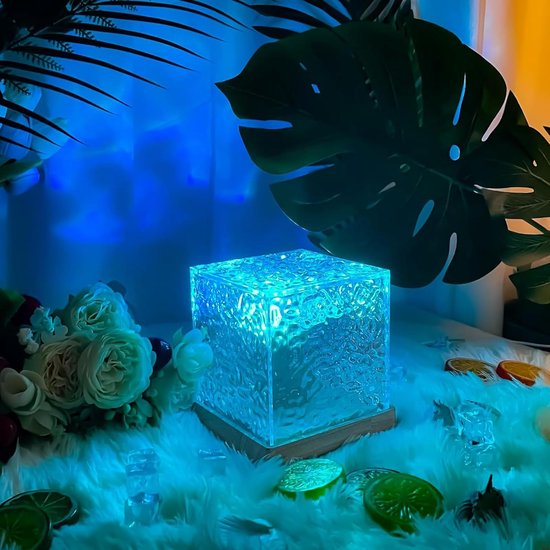 Tiktok lamp - Noorderlicht projector - Ocean projector - Watergolf lamp - Tesseract lamp - Kristallen lamp - Kristallen tafellamp - Noorderlicht lamp
