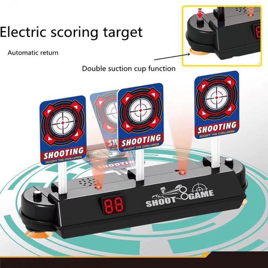 TDR - Mechanische Schietkast 3 Doelen - Shooting target - schietdoel - Schietschijf - Met LCS Scorebord
