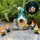 5-delige Zonne-energie Feeëntuin Huisset - Tuindecoratie