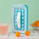 Duurzame ijsblokjesvorm - 36 hemelsblauwe blokjes