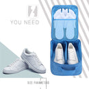 Extra grote schoenen opbergtas tot maat 50 - lichtblauw