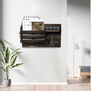 Multifunctionele Houten Wandorganizer met 13 Haken -Sleutelr