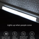Xtraworks - LED Kastverlichting met bewegingssensor- Keukenverlichting onderbouw zilver (wit licht)-USB oplaadbaar- 30CM