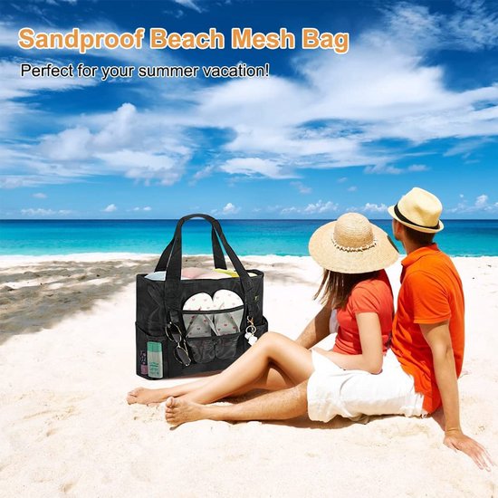 Multifunctionele Opvouwbare Strandtas - Ruime en Duurzame Ta