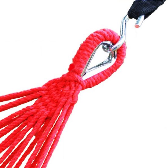Hangmat met Ophangkoord, Opbergtas en Bevestigingstouwen -Ge