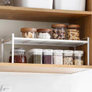 Multifunctioneel Kast Organizers-Keukenrek- Kruidenrek en pannenrek-keuekenkast-50.5x 21x 24CM wit