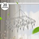 RVS droogcarrousel 20 knijpers - kleding & accessoires