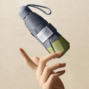 TDR -Opvouwbare Paraplu -Windproof- zonnescherm UV-SPF 50+compact en draagbaar-  Extra sterk  -Matcha Groen