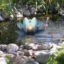 lotus tuinlamp op zonne-energie- Buitenverlichting met dagsensor- blauw