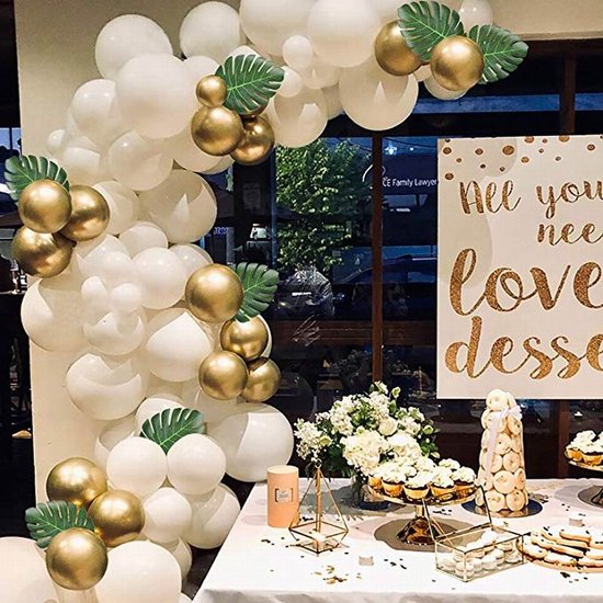 TDR-98 delig ballonnenset- Hawaiiaanse stijl decoratieve ballonset-Ballonnenboog-Verjaardag-jubileum-Versiering