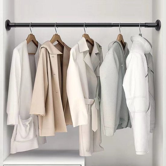 Uittrekbare Kledingkast Hanger- Garderobestang-douchegordijn
