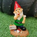 Unikorf Tuinkabouter: Verboden rooksymbool 8.5x7.2x14CM