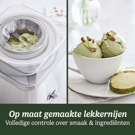Cuisinart - Deluxe IJsmachine - Sorbet- en frozen yoghurtmaker - IJsmaker - Zilver - 2L